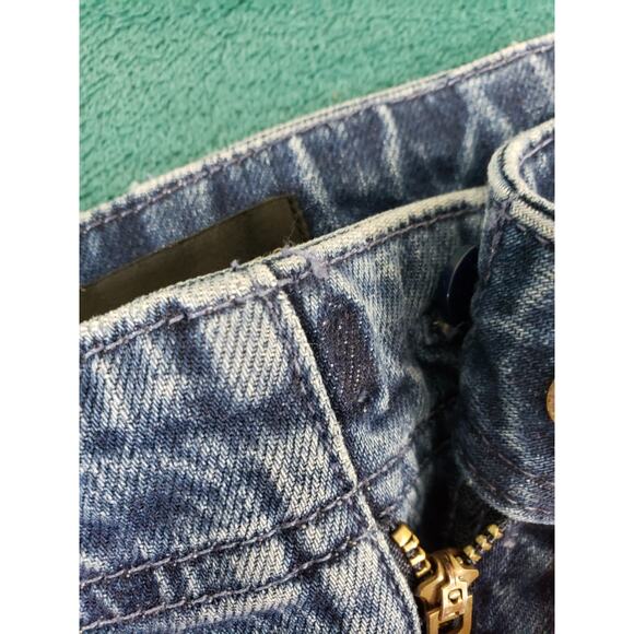 Talbots Jeans Size 8 Womens Blue Pants Stretch Ladies Mid Rise Wide Leg Crop NWT - Picture 7 of 15